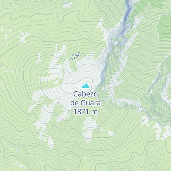 Map of Cabezo de Guara