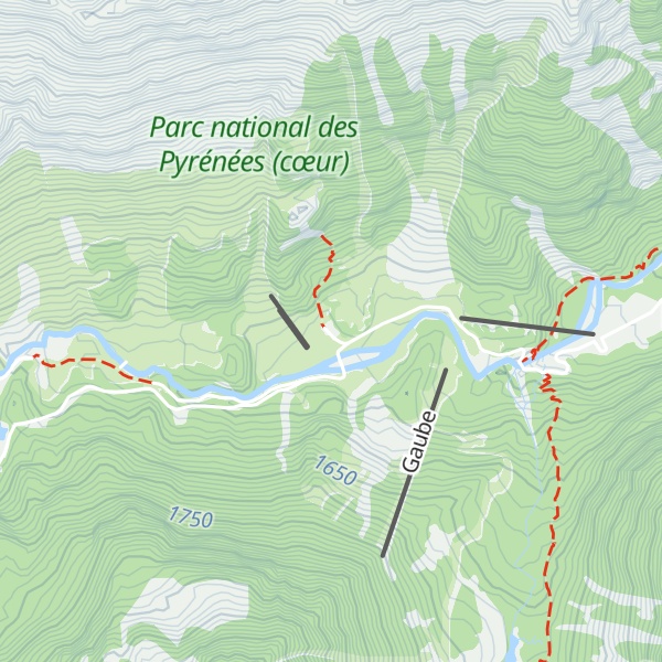 Map of Chalet du Clot
