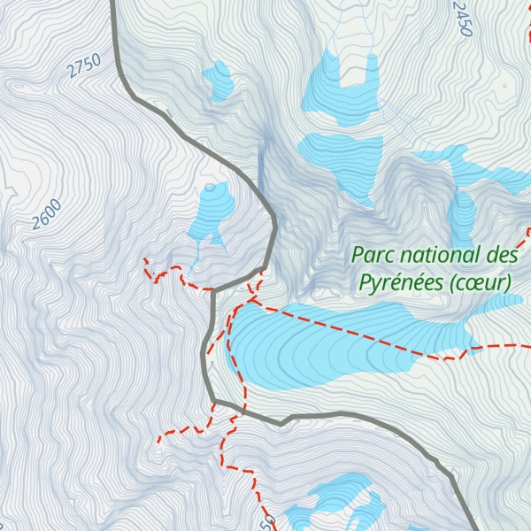 Map of Vignemale