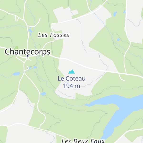 Map of Le Coteau