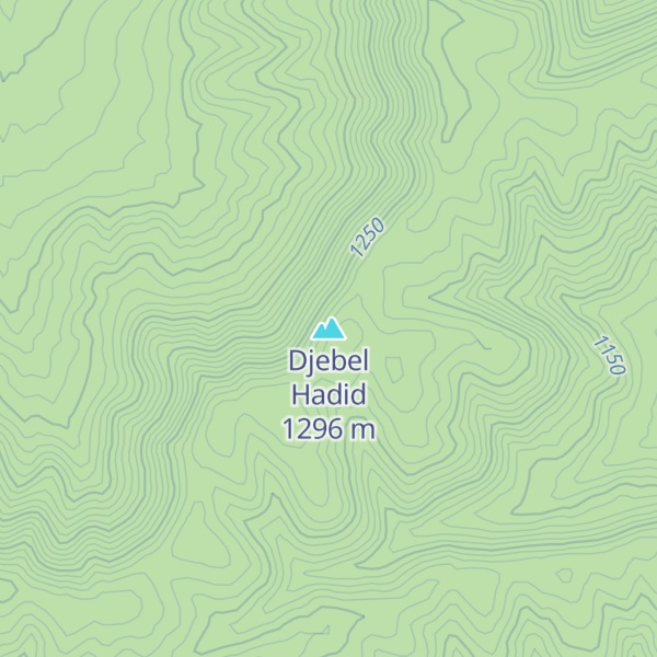 Map of Djebel Hadid
