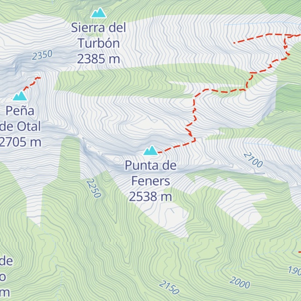 Map of Punta de Feners