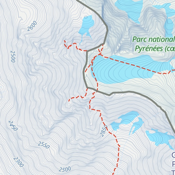 Map of Pic de Cerbillona
