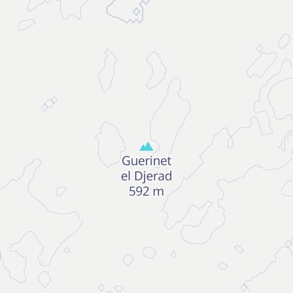 Map of Guerinet el Djerad