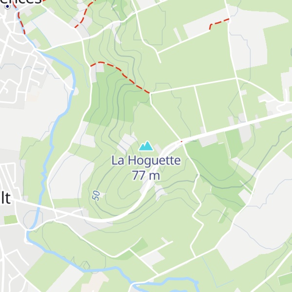 Map of La Hoguette