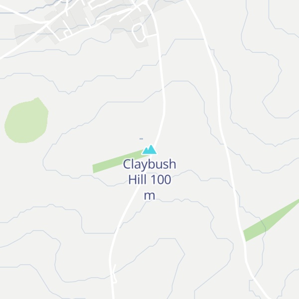 Map of Claybush Hill
