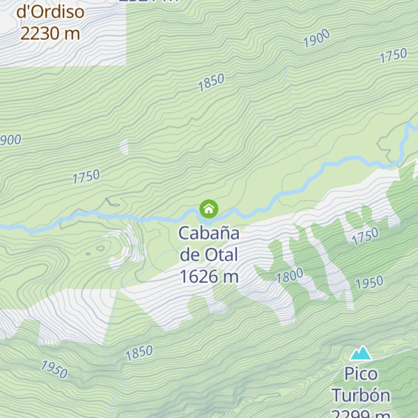 Map of Cabaña de Otal