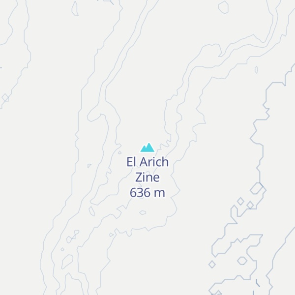 Map of El Arich Zine