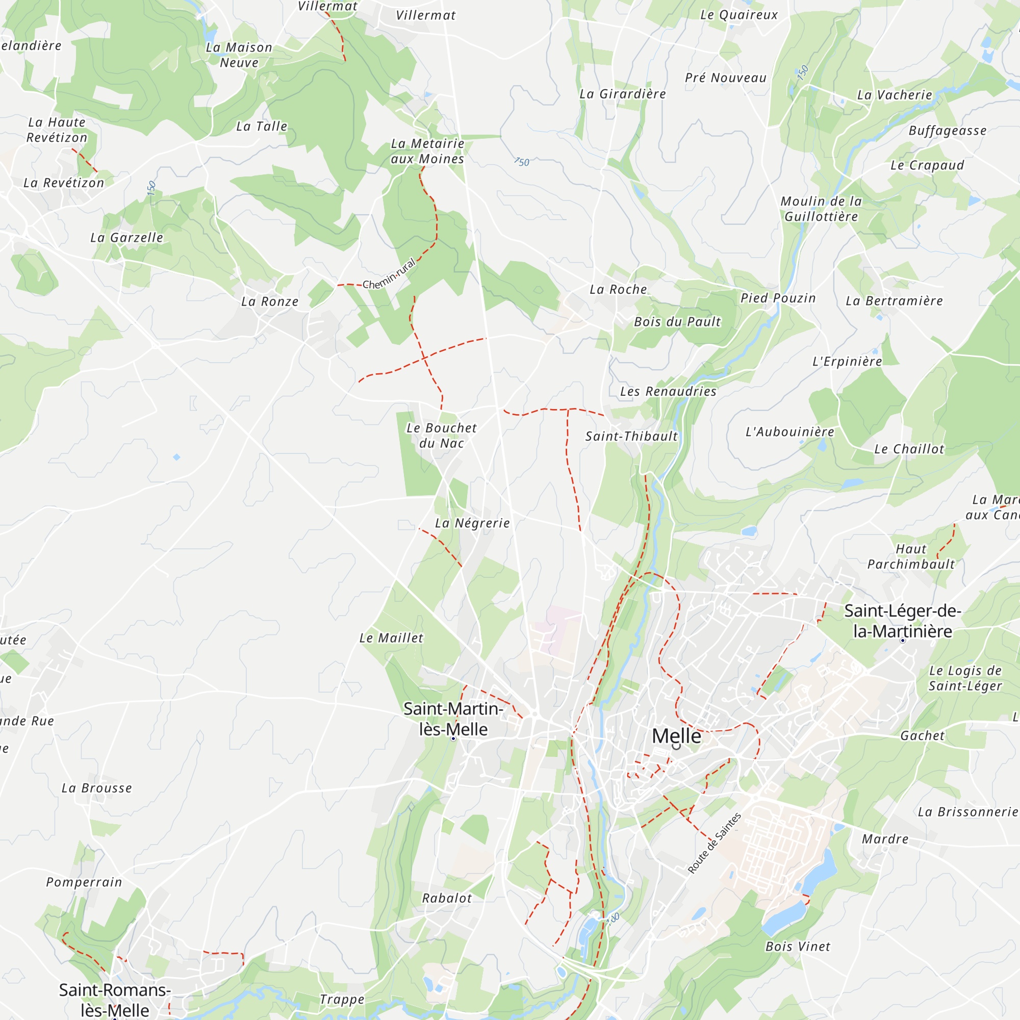 Abri de cantonnier map