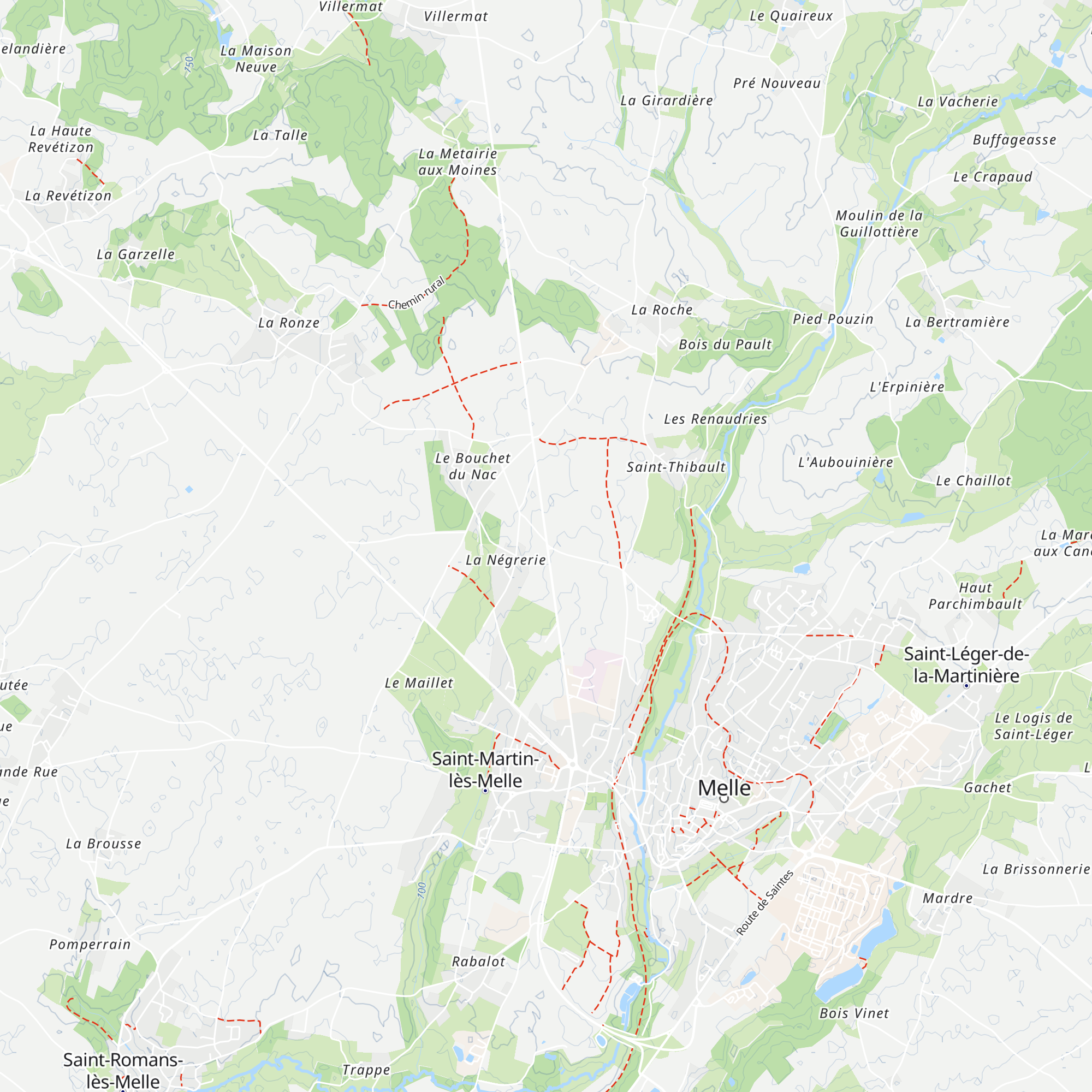 Abri de cantonnier map