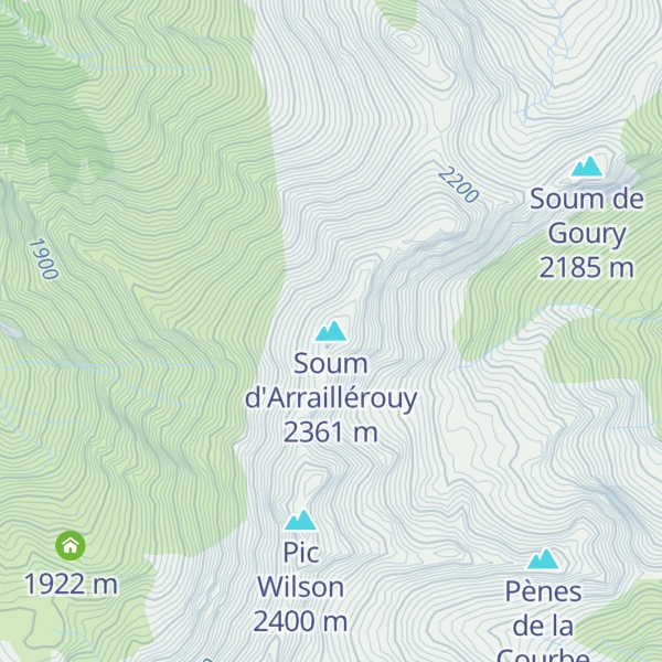 Map of Soum d'Arraillérouy