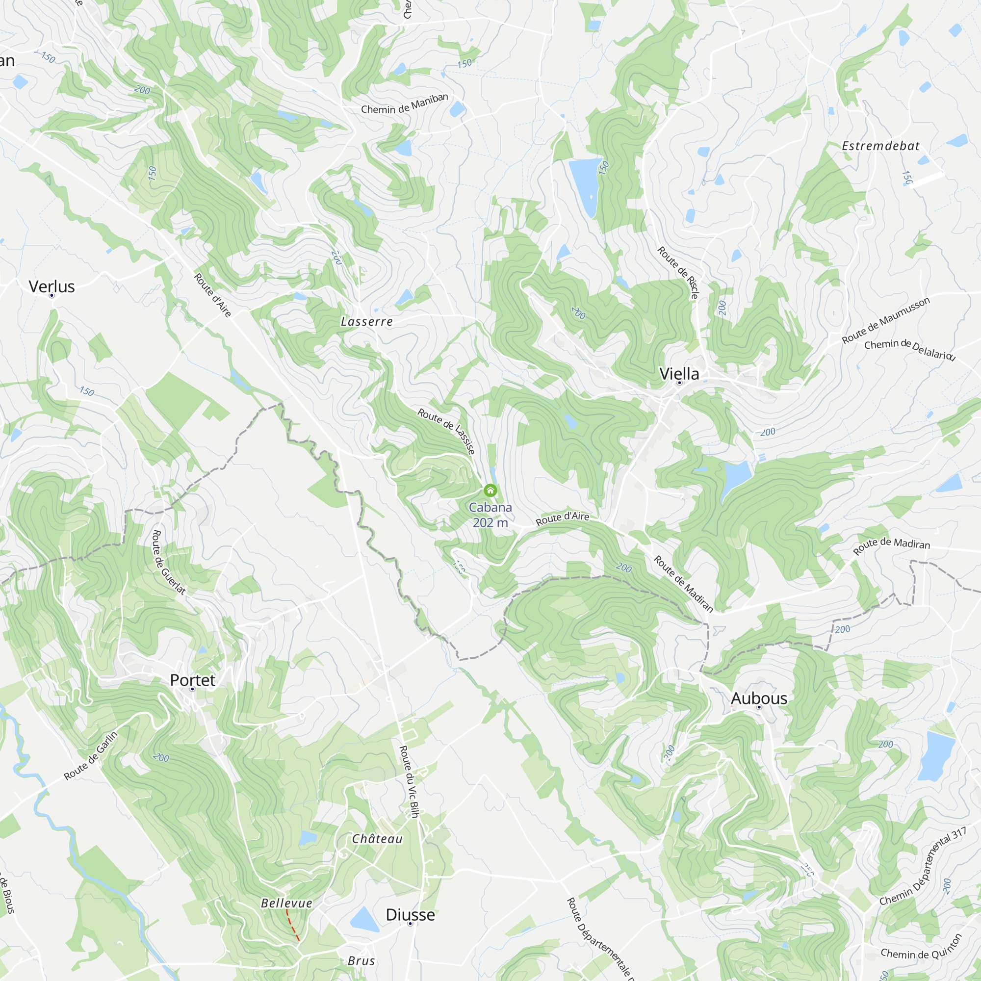 Cabana map
