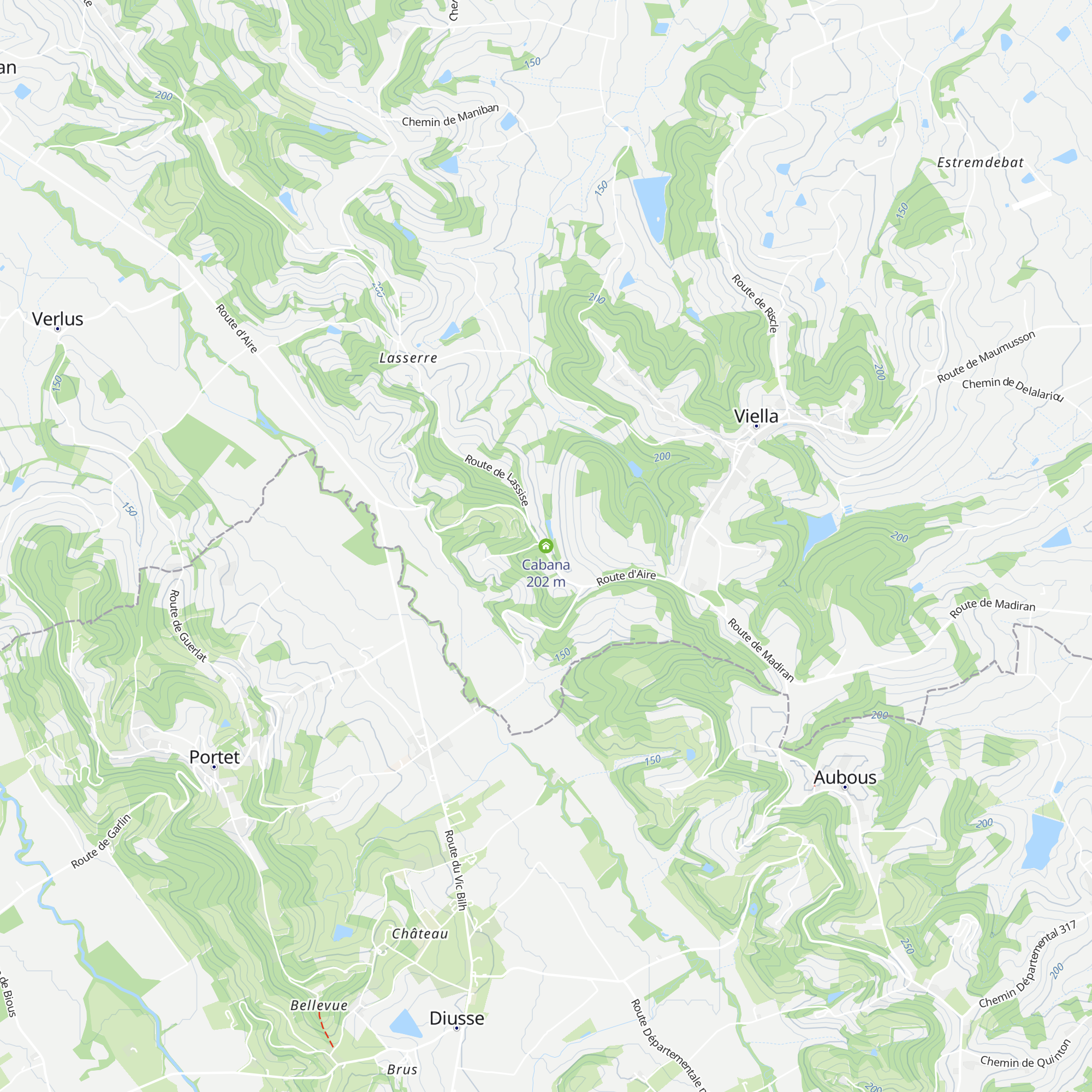 Cabana map