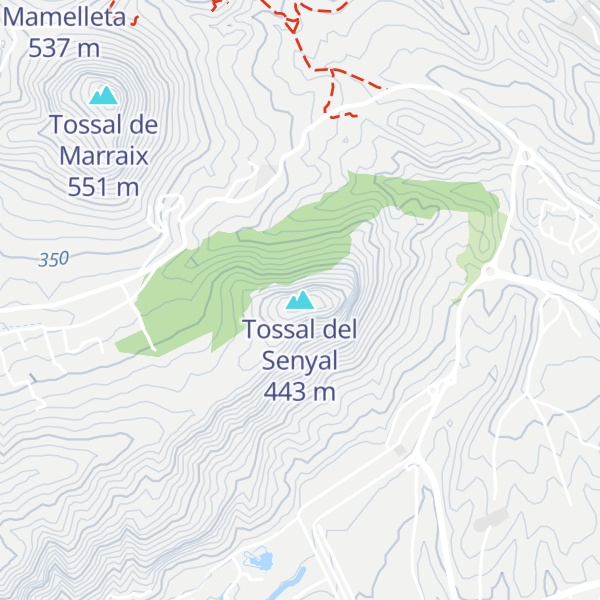 Map of Tossal del Senyal