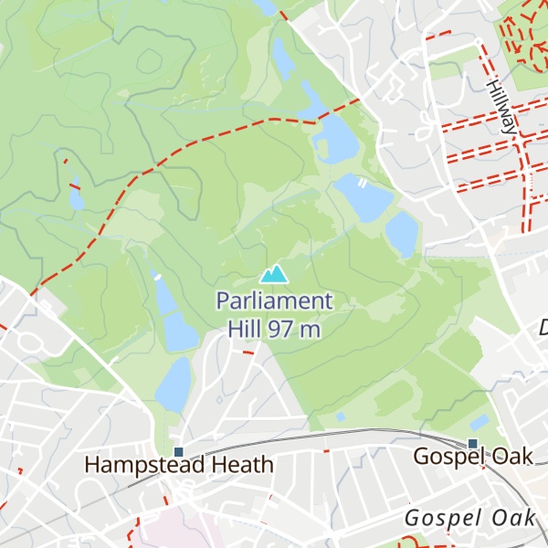 Map of Parliament Hill