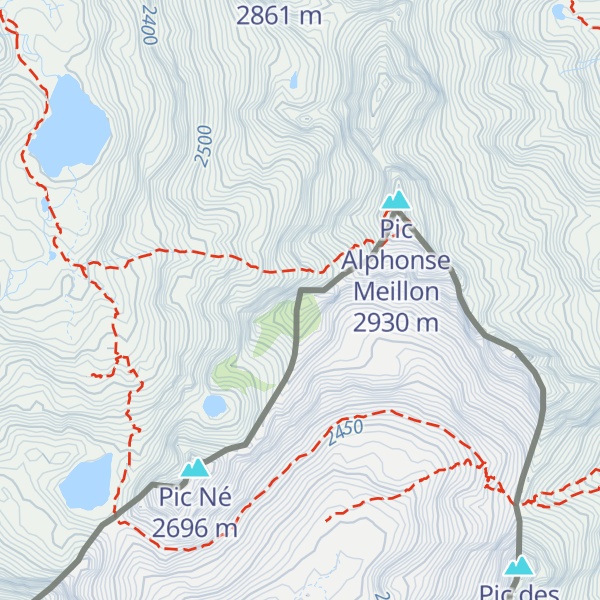 Map of Tuque Blanque