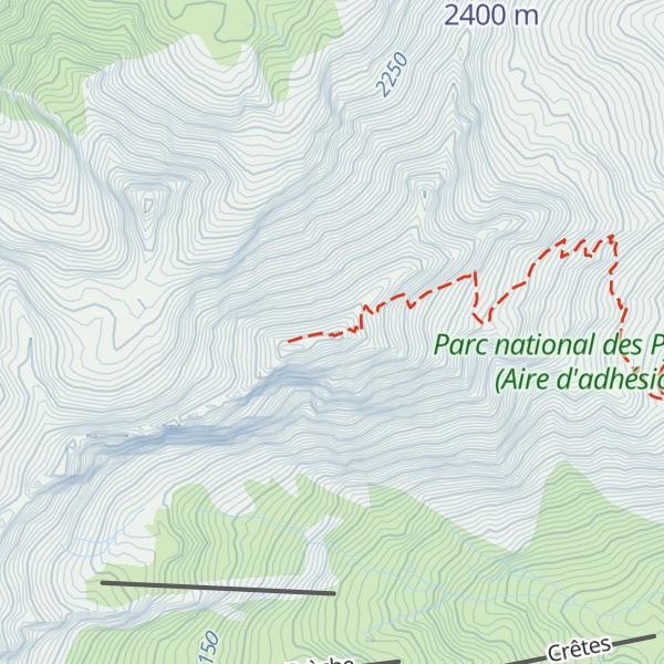 Map of Pic de Cattarabe