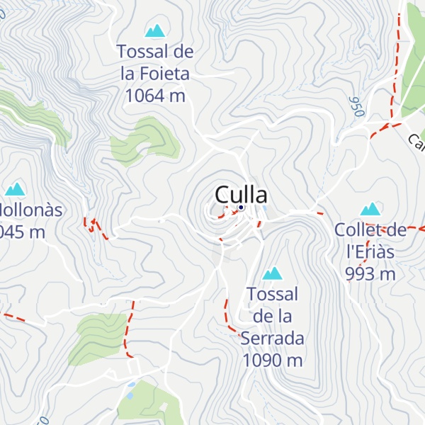 Map of Castell de Culla