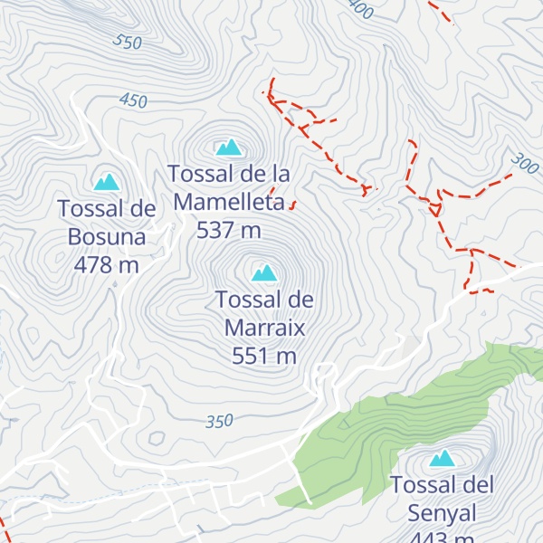 Map of La Mamelleta