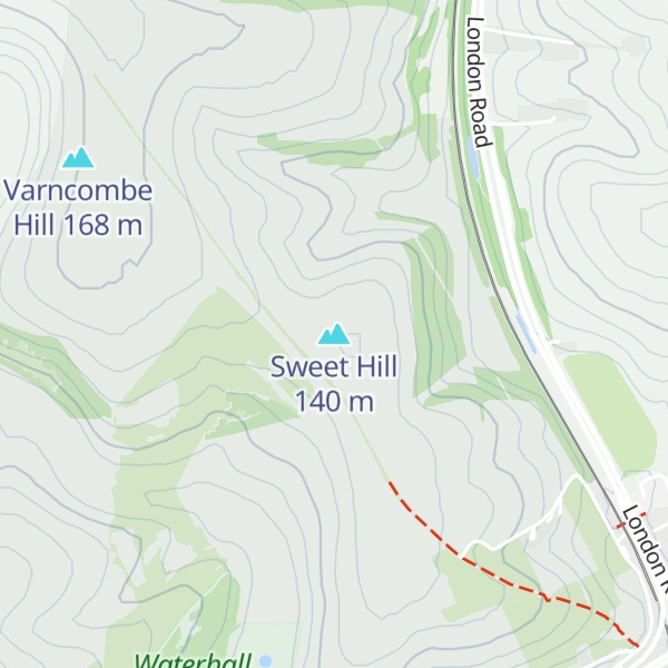 Map of Sweet Hill