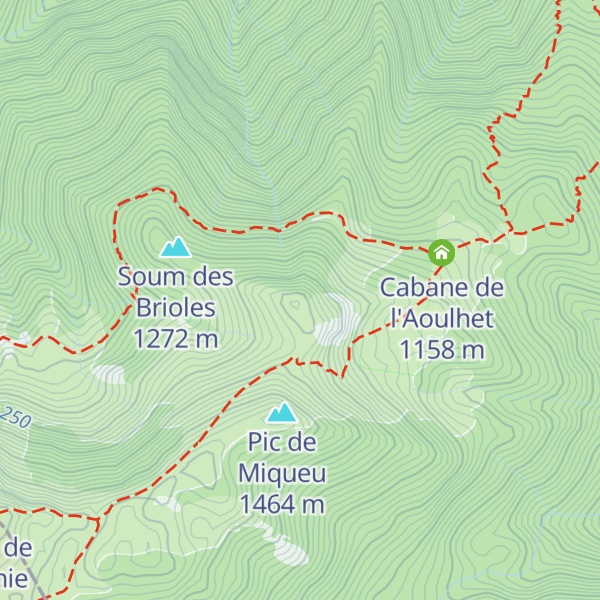 Map of Pic de Larbastan
