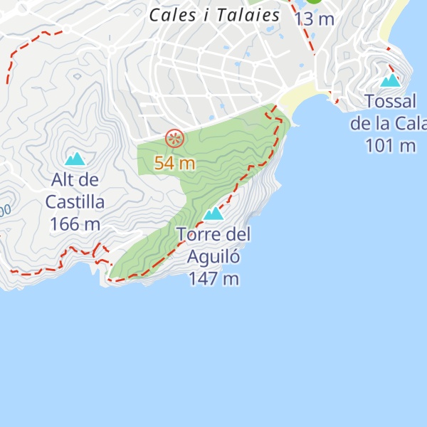 Map of Torre del Aguiló