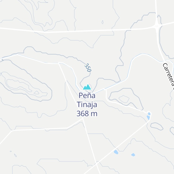 Map of Peña Tinaja