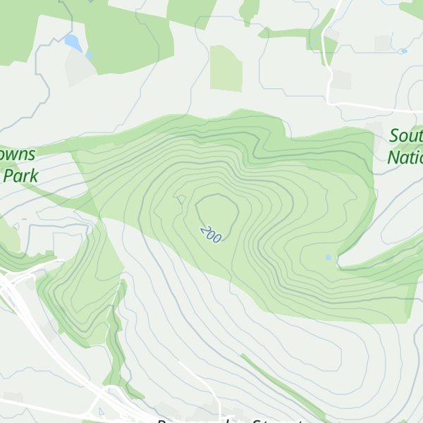 Map of Wolstonbury Hill