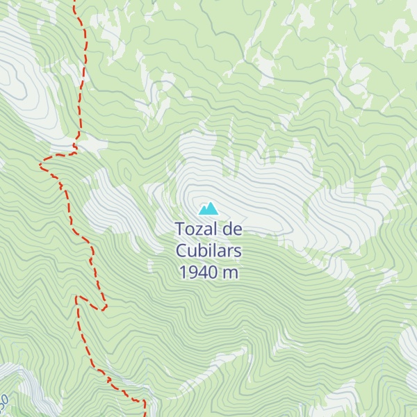 Map of Tozal de Cubilars