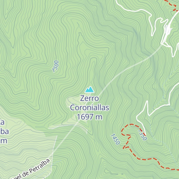 Map of Zerro Coroniallas