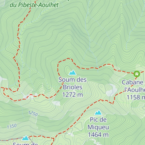 Map of Soum des Brioles