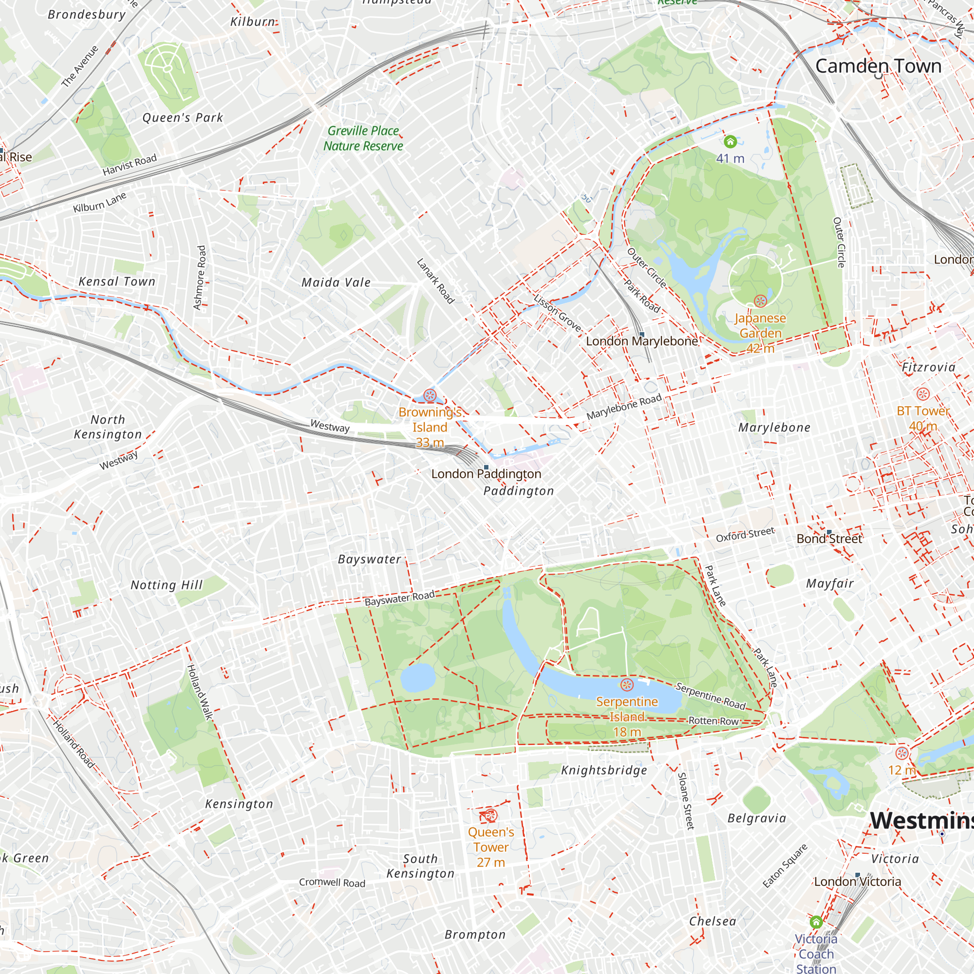 TfL Visitor Centre map