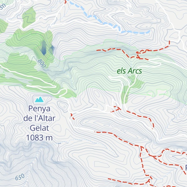 Map of Tossalet Alt