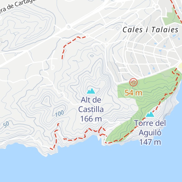 Map of Alt de Castilla