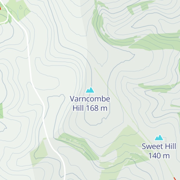 Map of Varncombe Hill