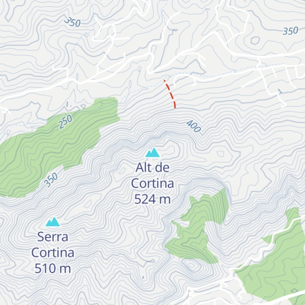 Map of Alt de Cortina