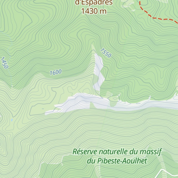 Map of Soum de Conques