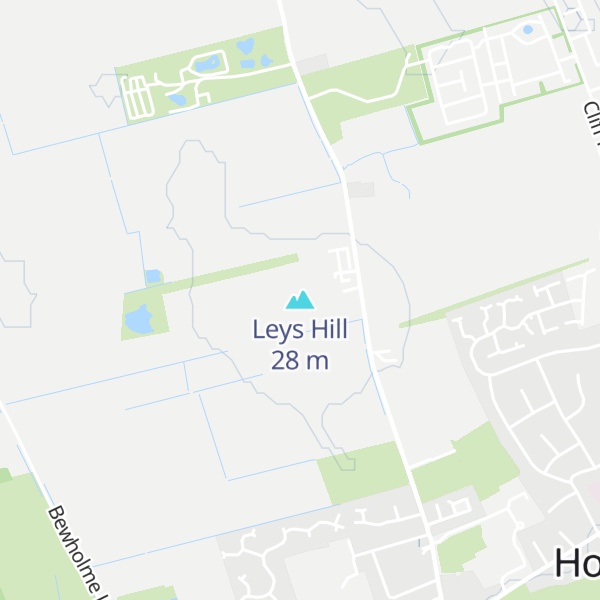 Map of Leys Hill