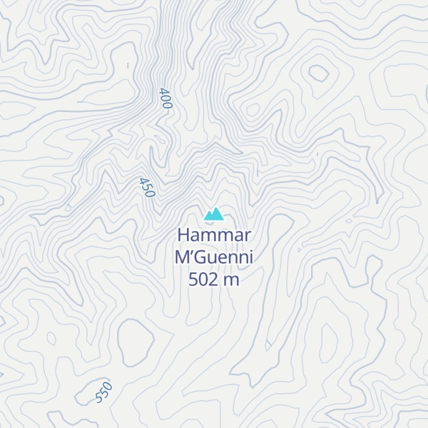 Map of Hammar M’Guenni
