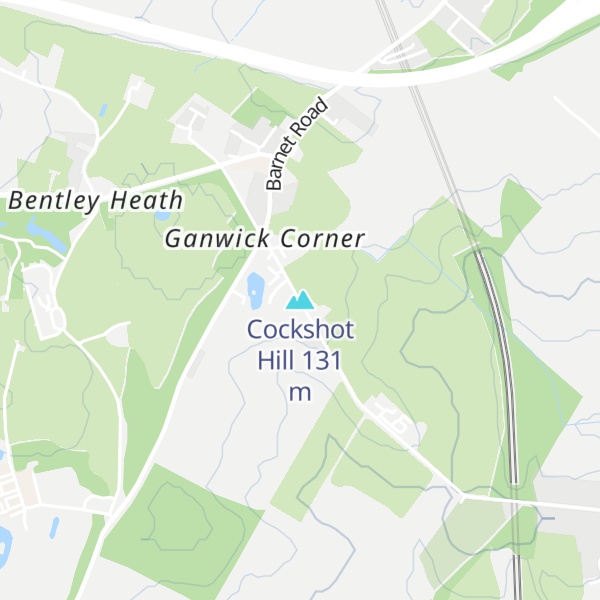 Map of Cockshot Hill