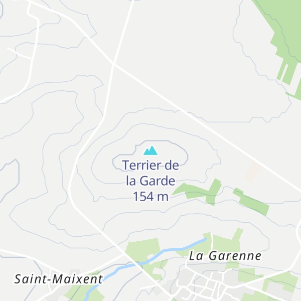 Map of Terrier de la Garde