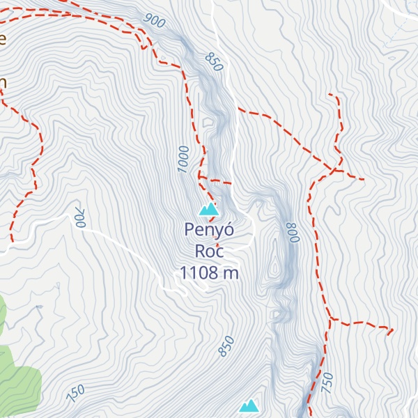 Map of Penyó Roc
