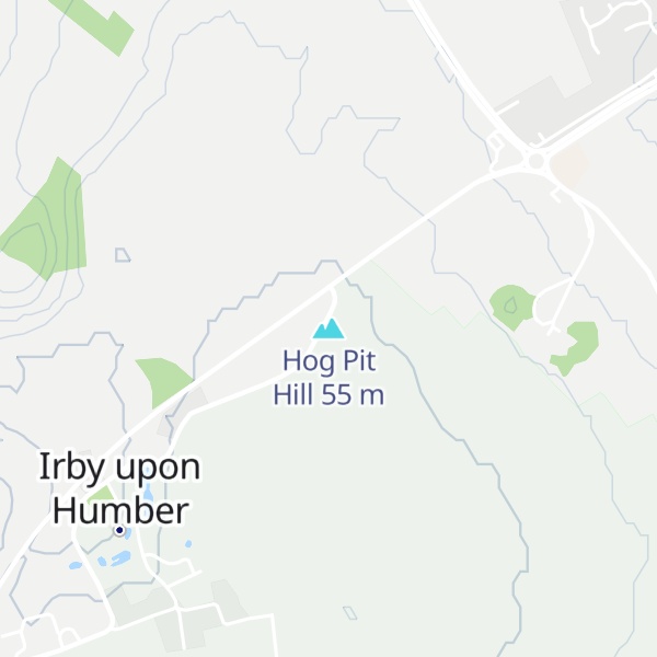 Map of Hog Pit Hill