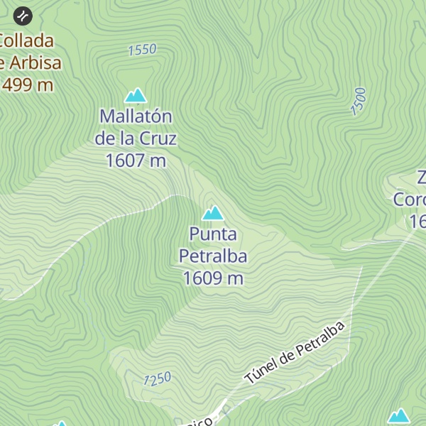 Map of Punta Petralba