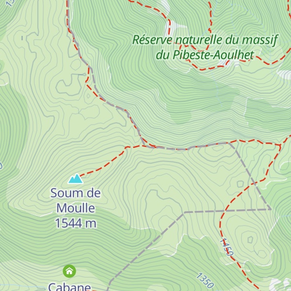 Map of Soum de Male Taule