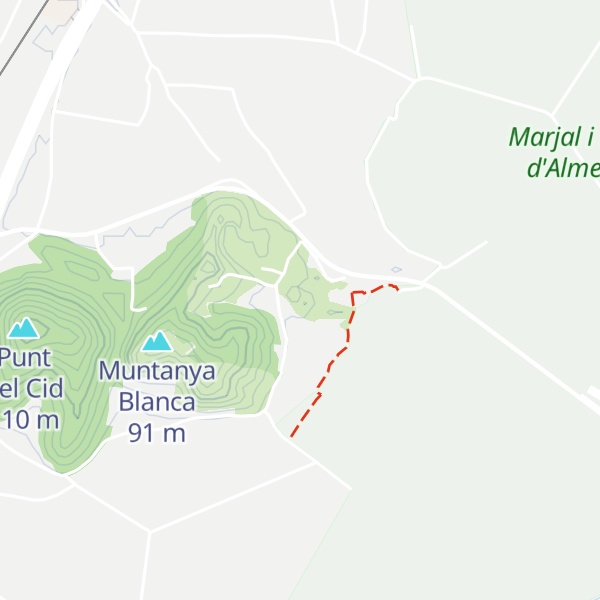 Map of Muntanyeta dels Estanys