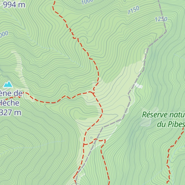 Map of Cabane de l'Isarce