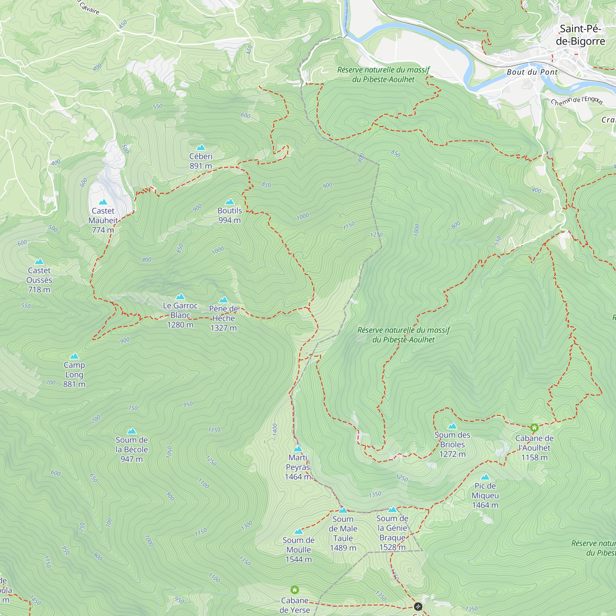 Cabane de l'Isarce map