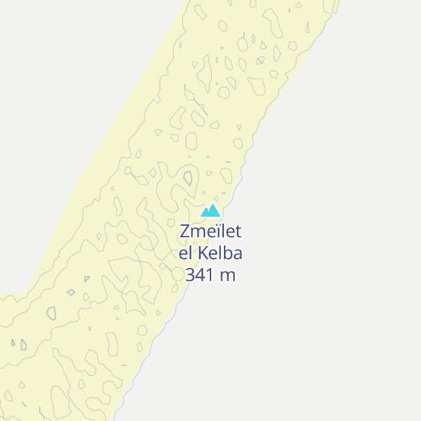 Map of Zmeïlet el Kelba