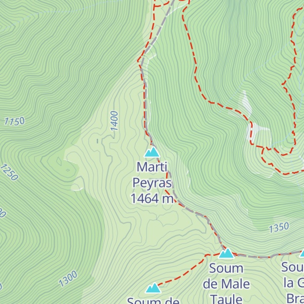Map of Marti Peyras